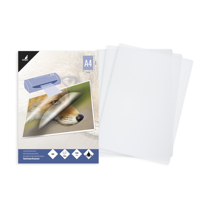 Lamineerhoezen A4 (216x303mm) 125 Micron - 100vel