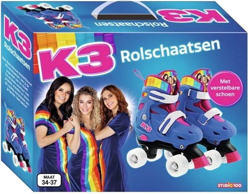 K3 - Rolschaatsen "Regenboog" - maat 34/37 - Afbeelding 3