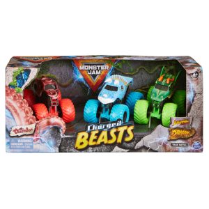 Monster Jam – Charged Beasts (3-pack) (1:64)