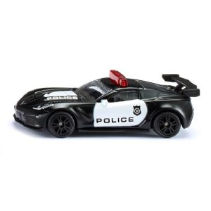 Siku Chevrolet Corvette ZR1 Politie – zwart