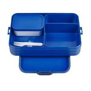 Bento lunchbox take a break large – Vivid blue