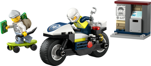 LEGO City - Achtervolging op politiemotor - 60455 - Afbeelding 3
