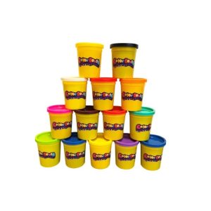 Set van 14 kleuren klei
