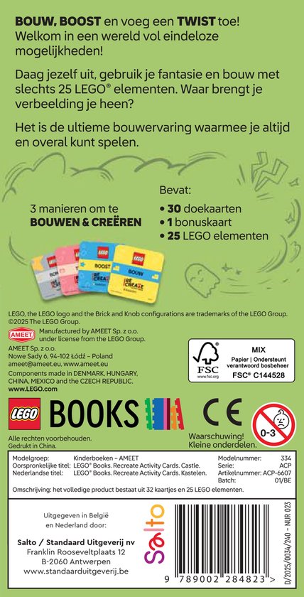 LEGO Recreate Activity Cards - Kastelen - Afbeelding 2