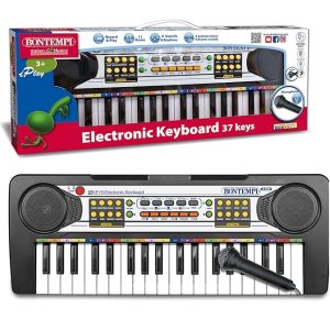 Bontempi – Elektronische Keyboard met 37 toetsen en microfoon