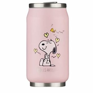 Thermosbeker LAP blik 280ml Enjoy Snoopy met geïntegreerd rietje