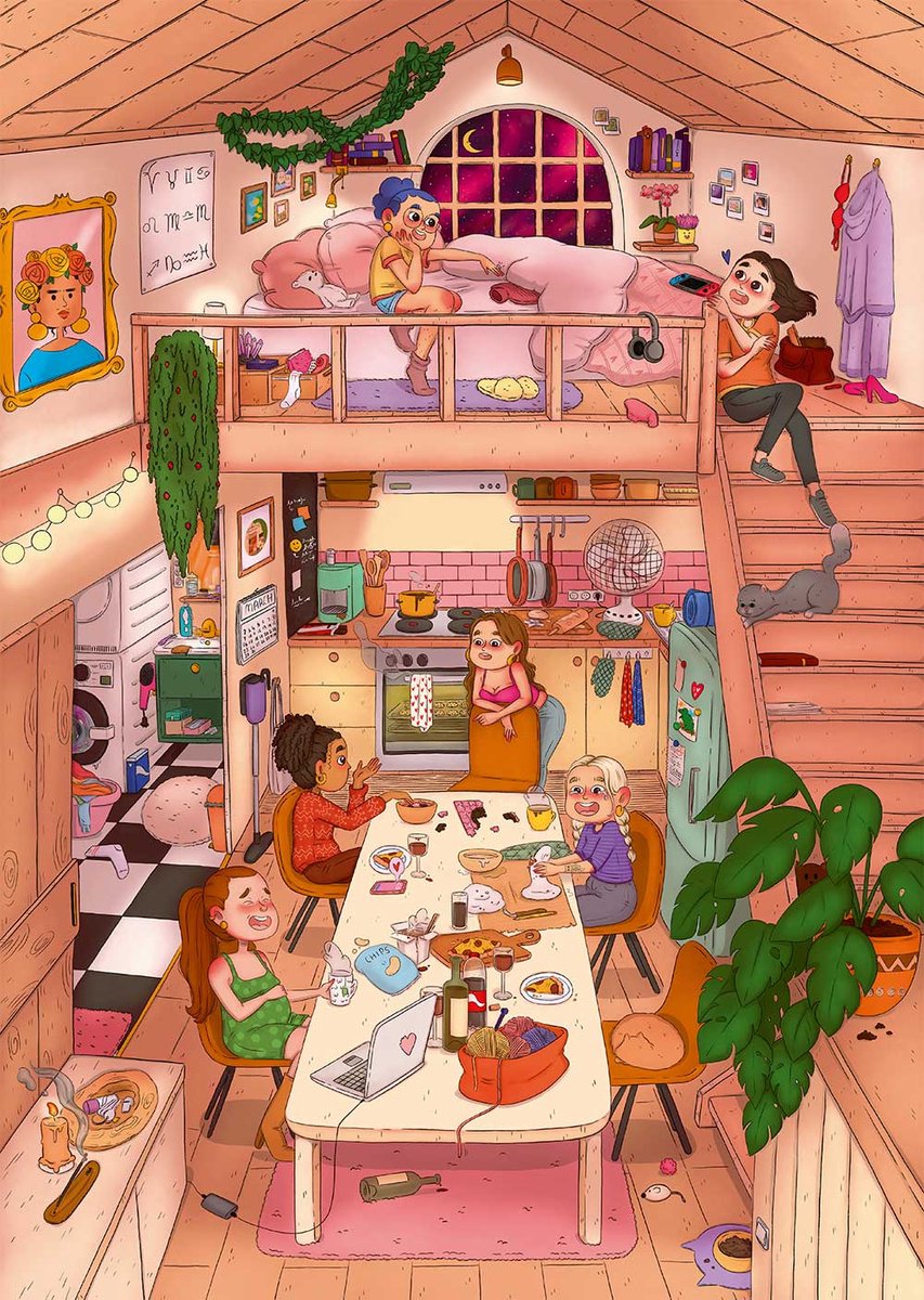 Puzzle in a bag : Girl's night - Afbeelding 2