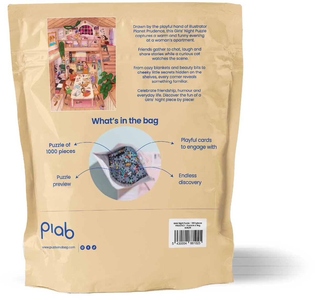 Puzzle in a bag : Girl's night - Afbeelding 3