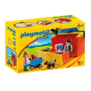 Playmobil 1*2*3 – Meeneem marktkraam  9123