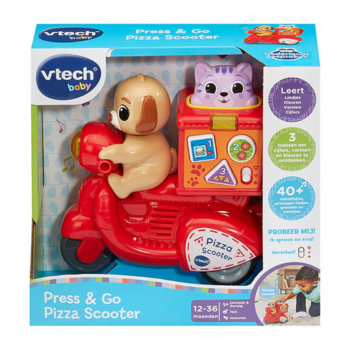 VTech - Press & Go Pizza Scooter - Afbeelding 6