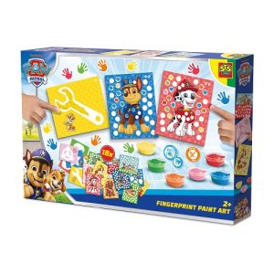 SES Paw Patrol – Vingerafdruk verf kunstwerk