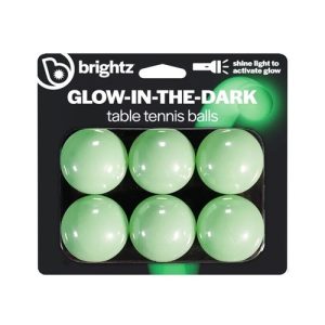 Table tennis glow balls