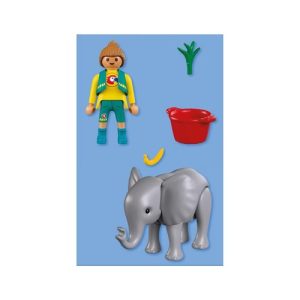 Playmobil – Dierentuin: Babyolifant en dierenverz
