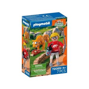 Playmobil – Dierentuin: Tijger en bezoeker
