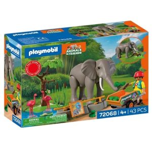 Playmobil – Olifant met dierenverzorger