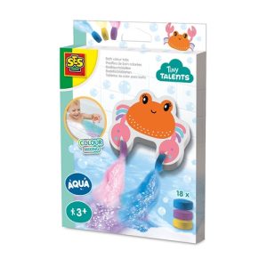 SES Creative – Badkleurtabletten 18st – Kleuren mengen Krab