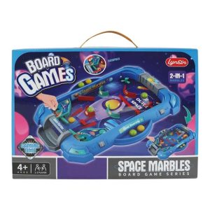 Pinball flipperkast space marbles 2in1 33,5×24,5x6cm