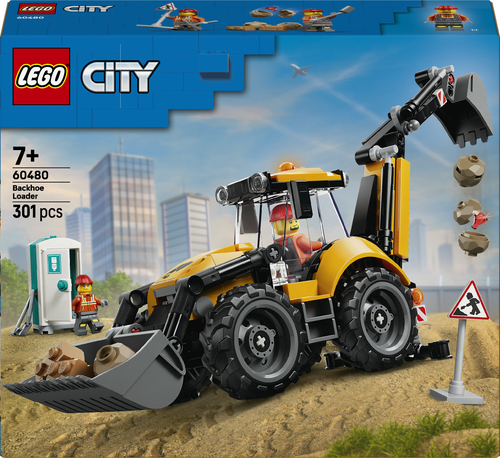LEGO City - Gele Graaflaadmachine 60480 - Afbeelding 2
