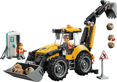 LEGO City - Gele Graaflaadmachine 60480 - Afbeelding 3