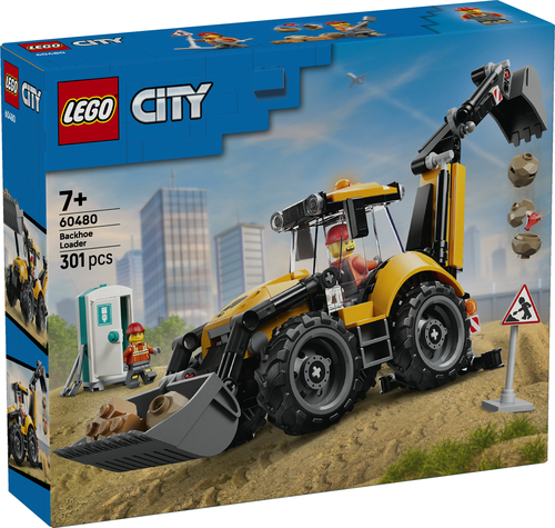 LEGO City - Gele Graaflaadmachine 60480 - Afbeelding 8