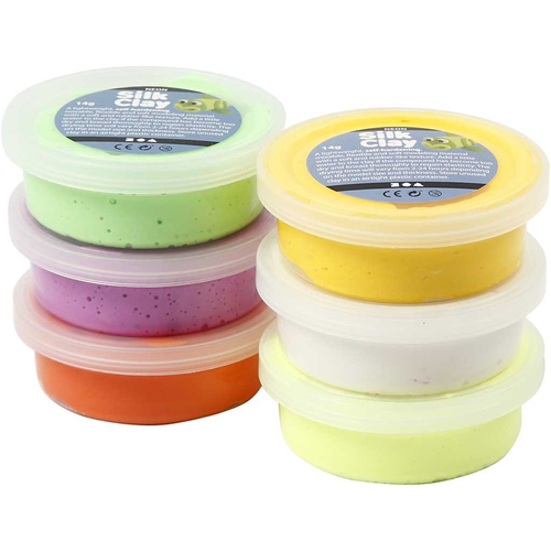 Silk Clay®, Basic 2, diverse kleuren, 10x40 gr/ 1 doos