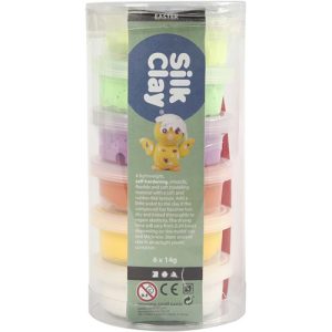 Silk Clay®, Basic 2, diverse kleuren, 10×40 gr/ 1 doos
