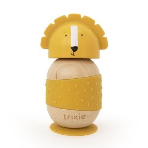 Trixie – Wiebelend speeltje (hout & siliconen) – Mr. Lion