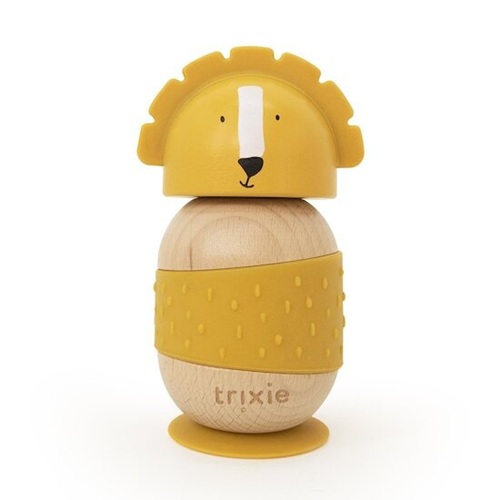 Trixie - Wiebelend speeltje (hout & siliconen) - Mr. Lion
