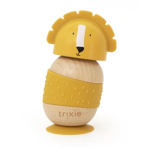 Trixie - Wiebelend speeltje (hout & siliconen) - Mr. Lion - Afbeelding 2