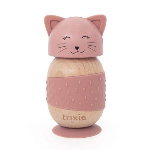 Trixie – Wiebelend speeltje (hout & siliconen) – Mrs. Cat