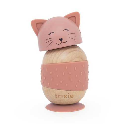 Trixie - Wiebelend speeltje (hout & siliconen) - Mrs. Cat - Afbeelding 2