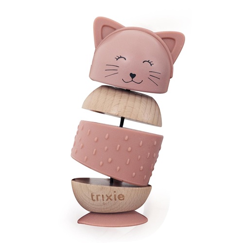 Trixie - Wiebelend speeltje (hout & siliconen) - Mrs. Cat - Afbeelding 3