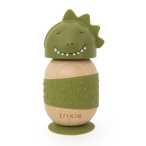 Trixie - Wiebelend speeltje (hout & siliconen) - Mr. Dino