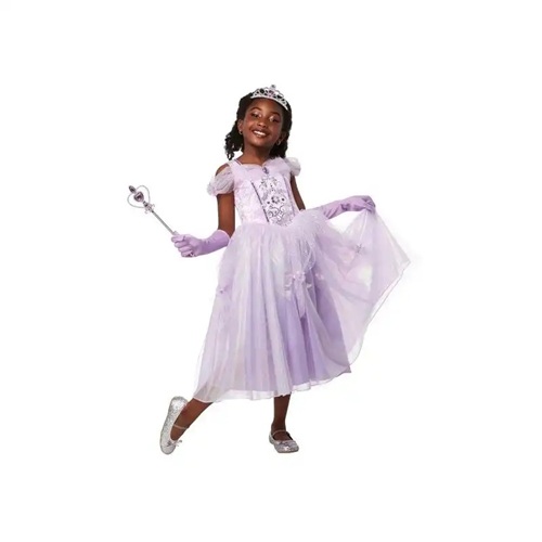 Kostuum Paarse Prinses (7-8j)