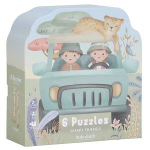 Little Dutch – 6 Puzzels FSC – Safari Friends