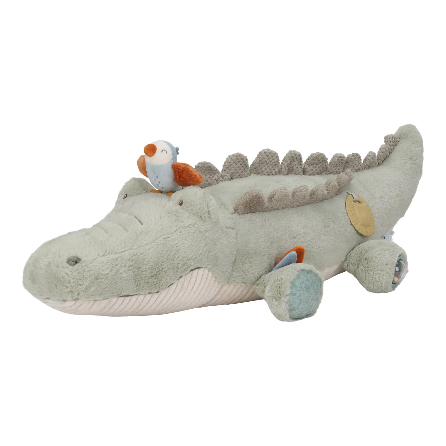 Little Dutch - Activiteitenknuffel Krokodil XL Safari Friends