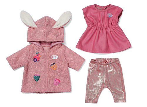Baby Born Outfit mantelset met jurk - Afbeelding 2