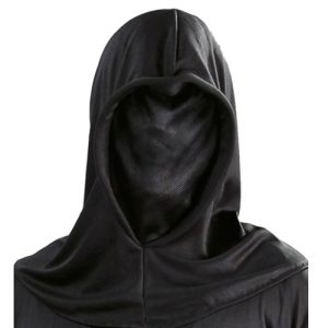 Masker zwart spook