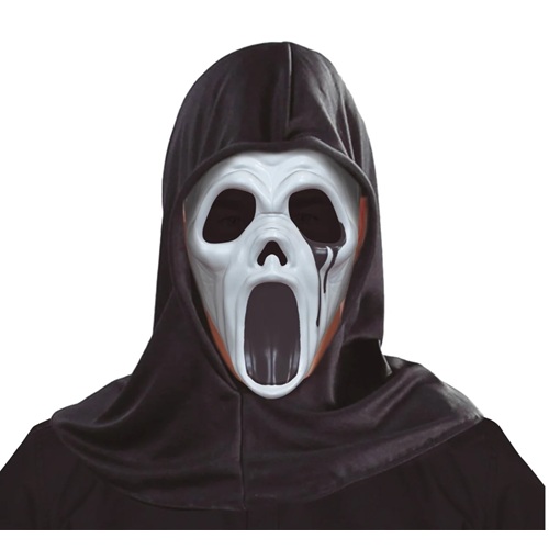 Masker Scream met capuchon