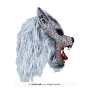 Masker Wolf met pels
