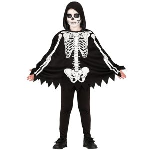 Poncho Skelet – 7-9 jaar
