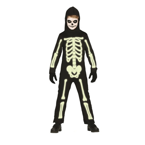 Skelet Glow in the Dark - 5-6 jaar