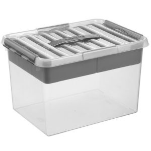Q-line MultiBox 22L – transparant/metaal