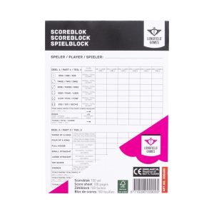 Yahtzee Scoreblok 100 vellen / VPE 10/100