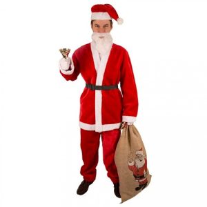 Kerstmanpak (pluche) XL