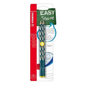 Stabilo EASYgraph S HB petrol – links/2stuks
