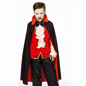Cape – zwart/rood (kind)