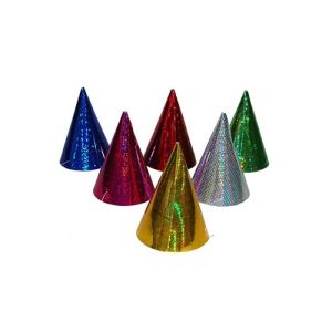 Partyhoedjes glitter – 6stuks