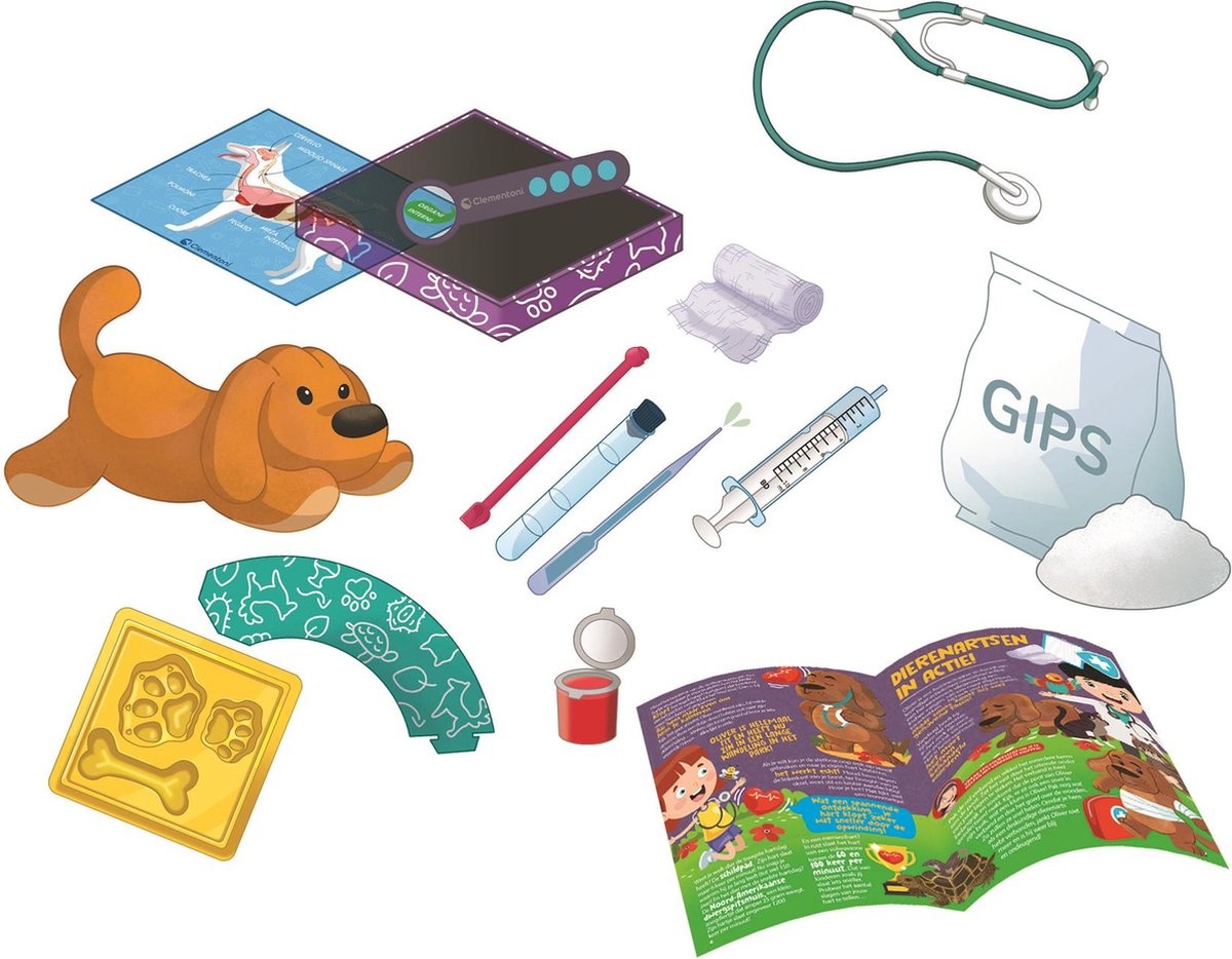 Wetenschap & Spel - Clementoni - Lab - Dierenartsen in spe - Afbeelding 3