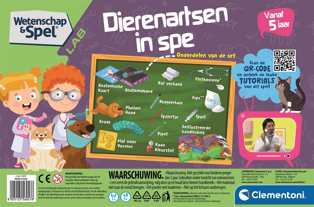 Wetenschap & Spel - Clementoni - Lab - Dierenartsen in spe - Afbeelding 5